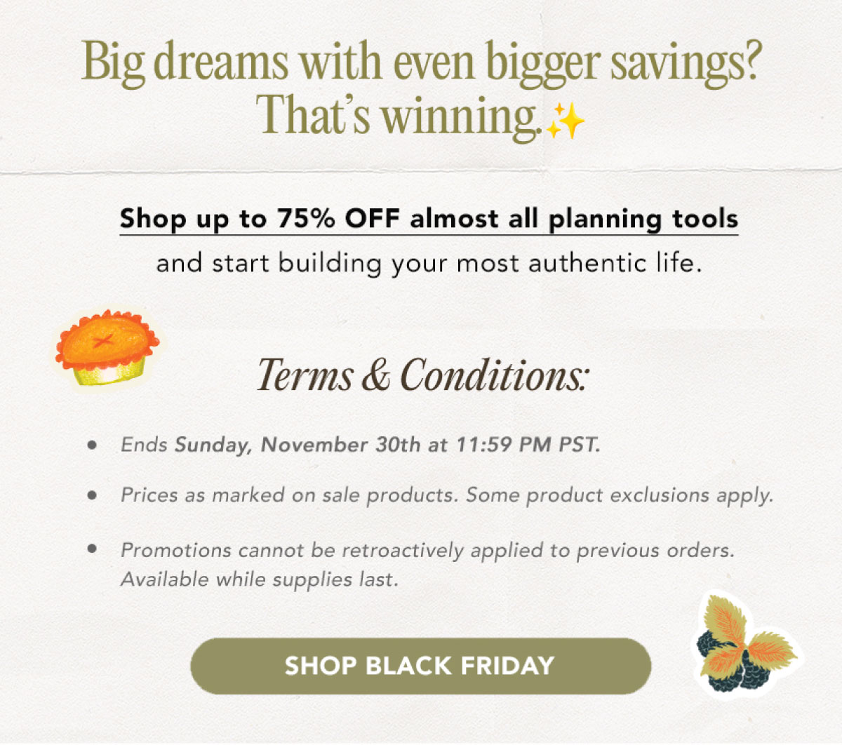 Big dreams with even bigger savings? Thats winning