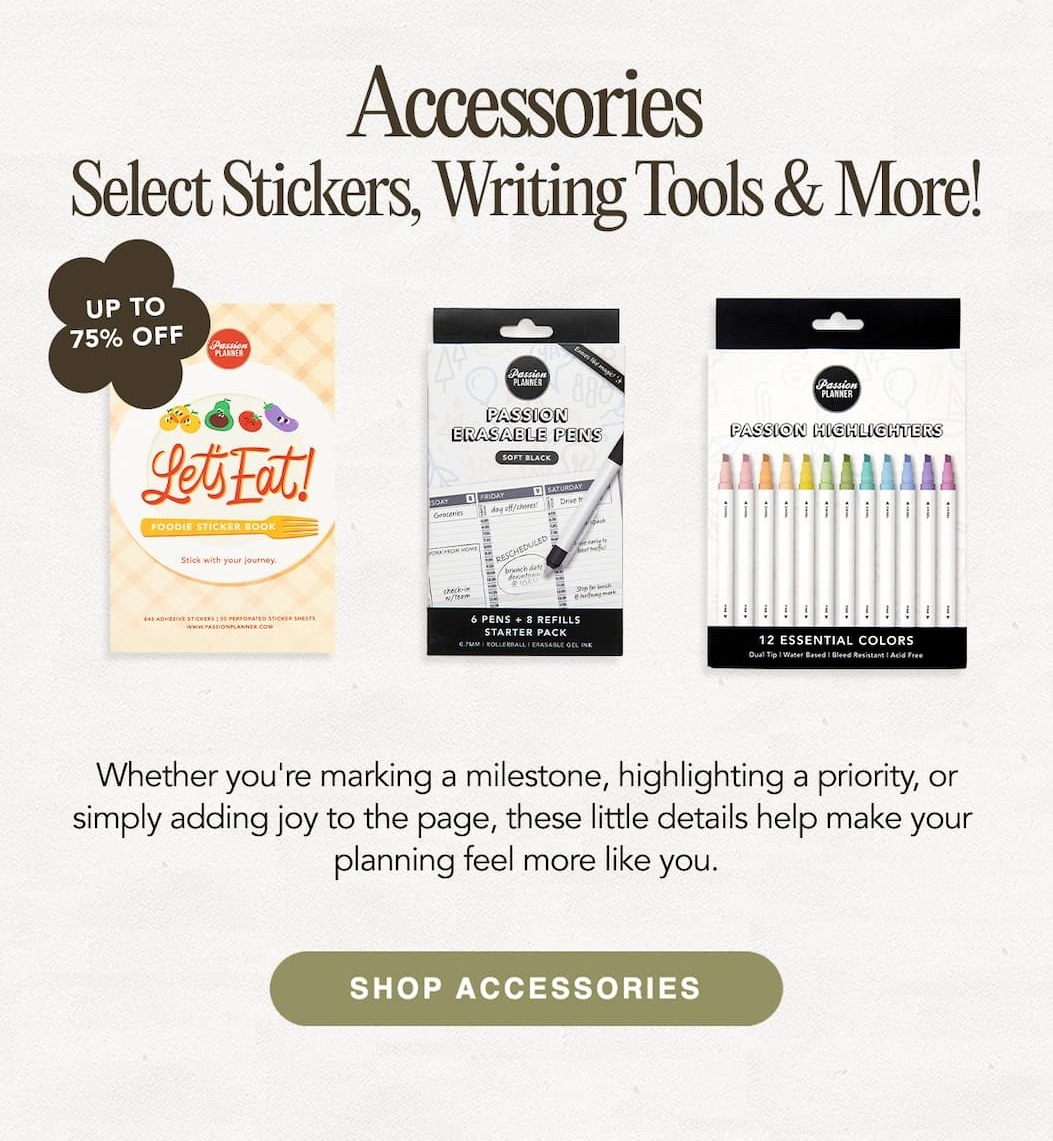 Accessories - up to 75% OFF