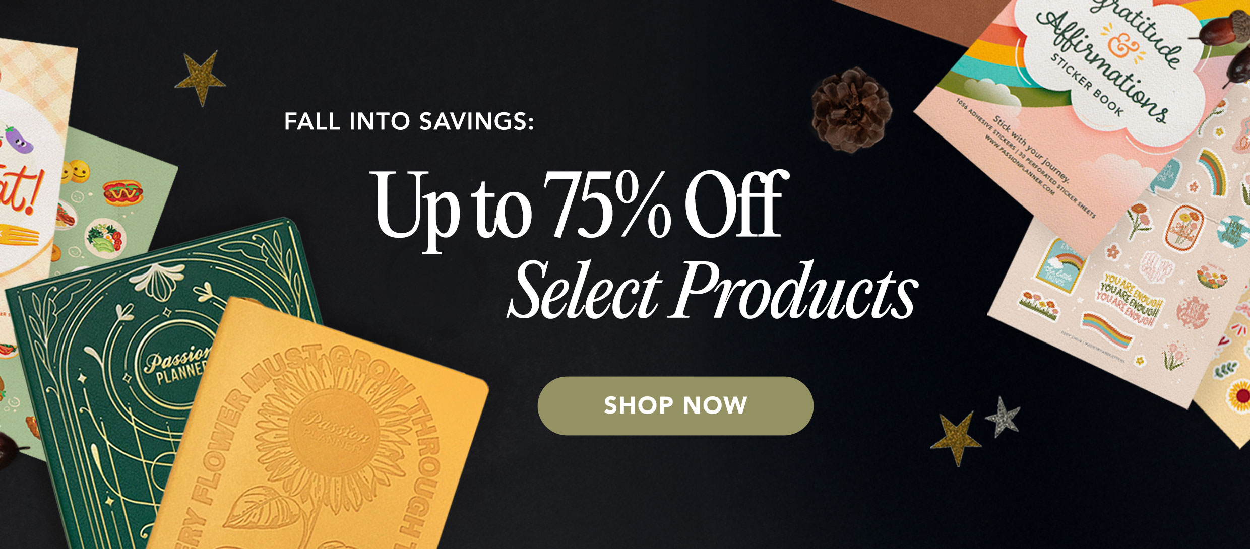 FALL INTO SAVINGS: Up to 75% OFF Select Products