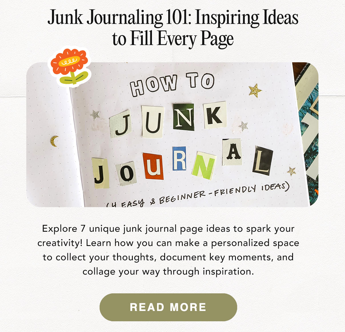 Junk Journaling 101: Inspiring Ideas to Fill Every Page