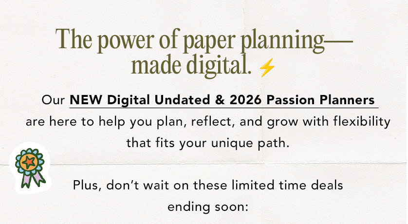 NEW Digital 2026 + Undated Planners