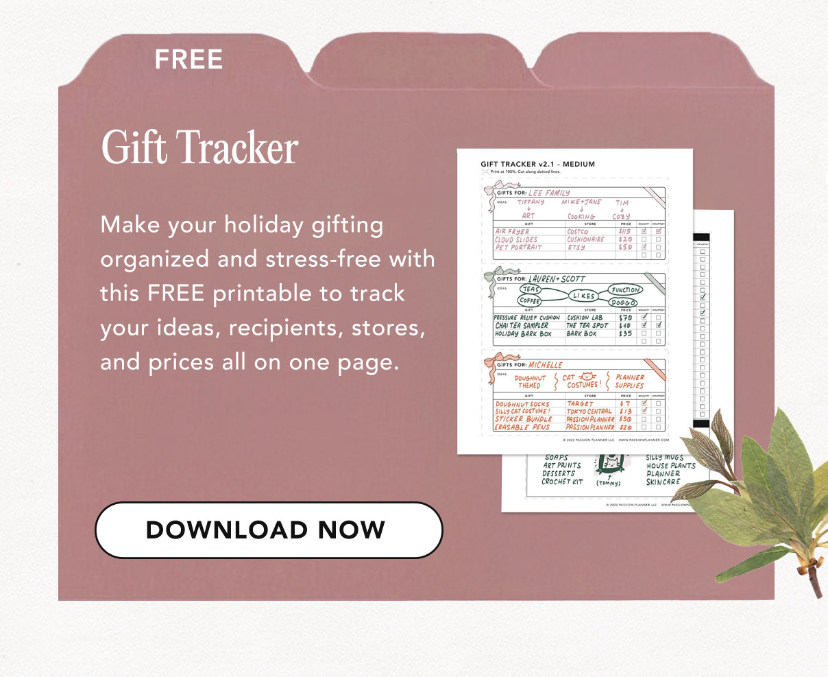 Gift Tracker