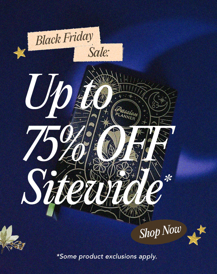  BLACK FRIDAY SALE: Up to 75% OFF Planners, Accessories, & More!