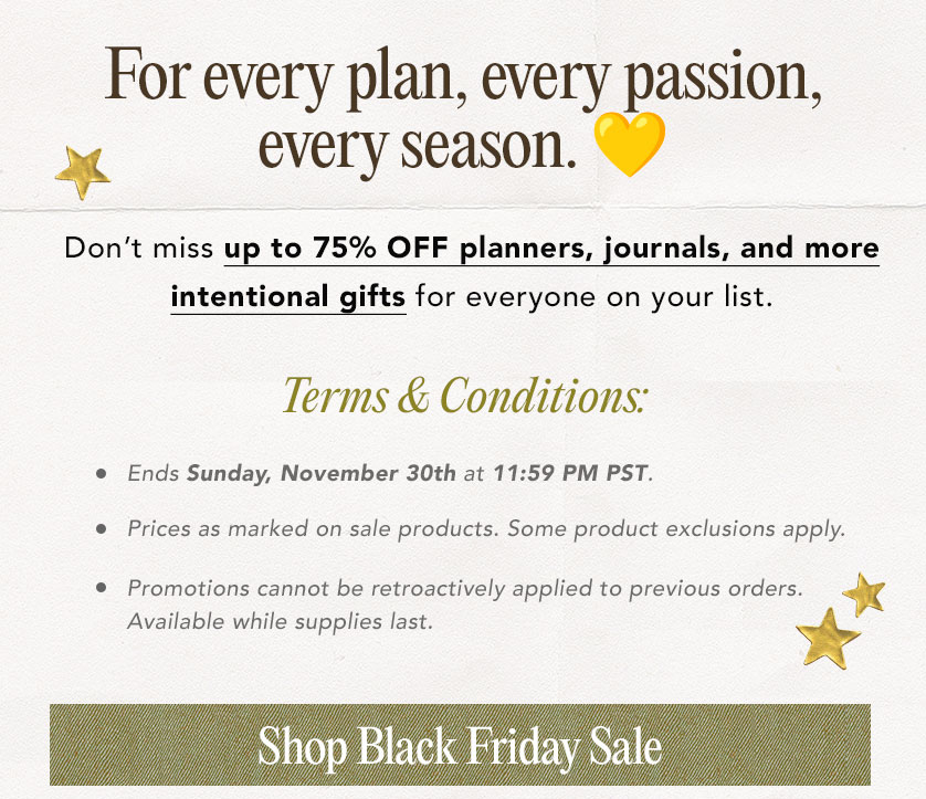  SHOP BLACK FRIDAY SALE