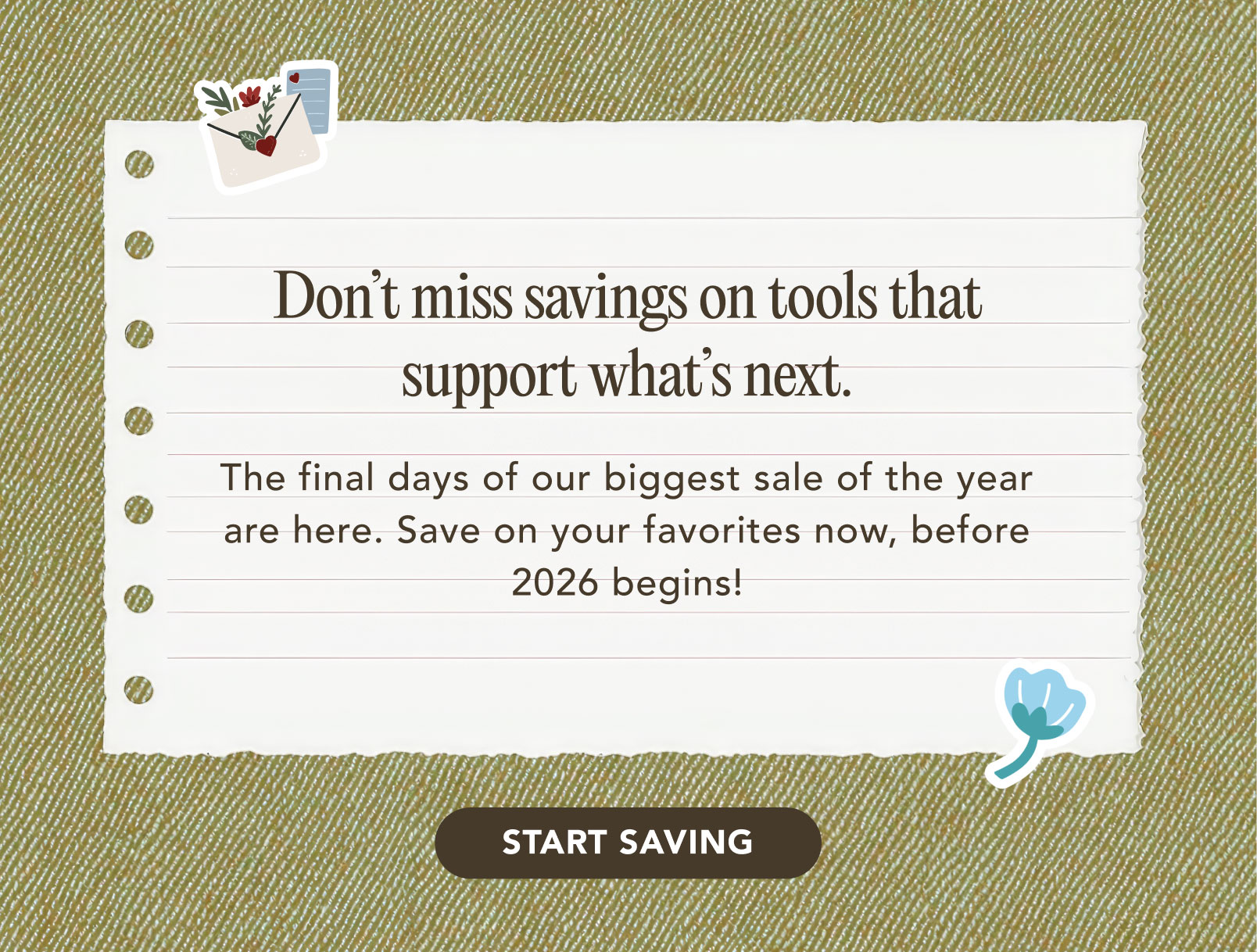 Start Saving