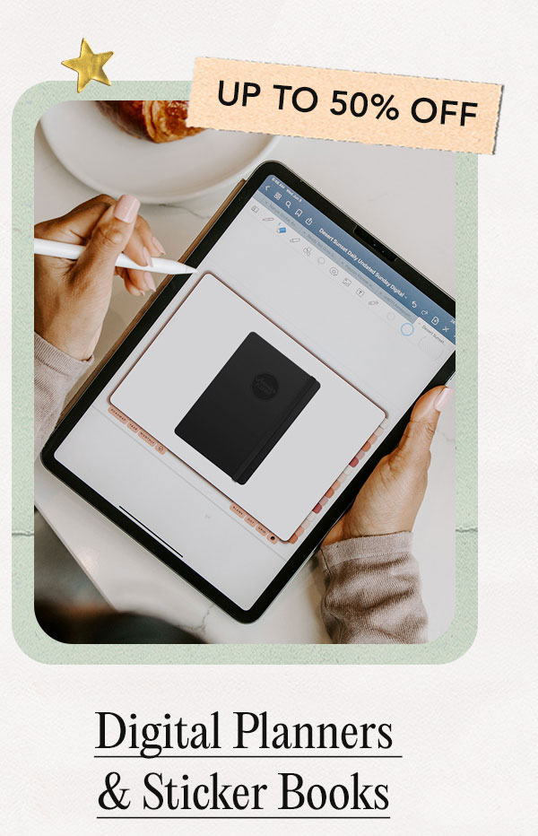 Digital Planners & Sticker Books