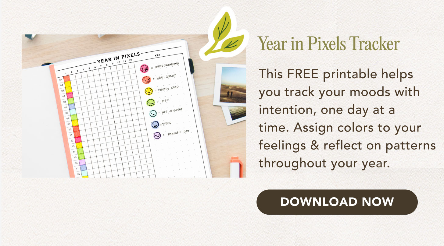 Year in Pixels Tracker