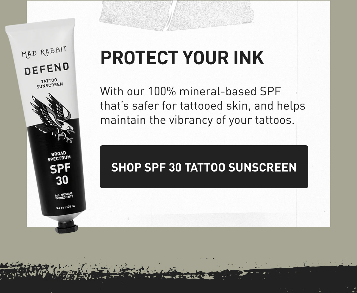 Getting a tattoo in the summer Mad Rabbit