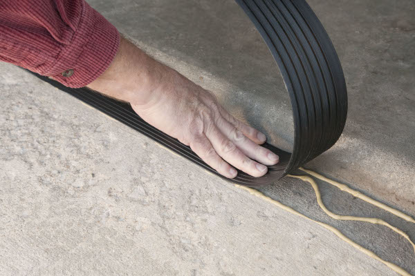 Garage threshold installation