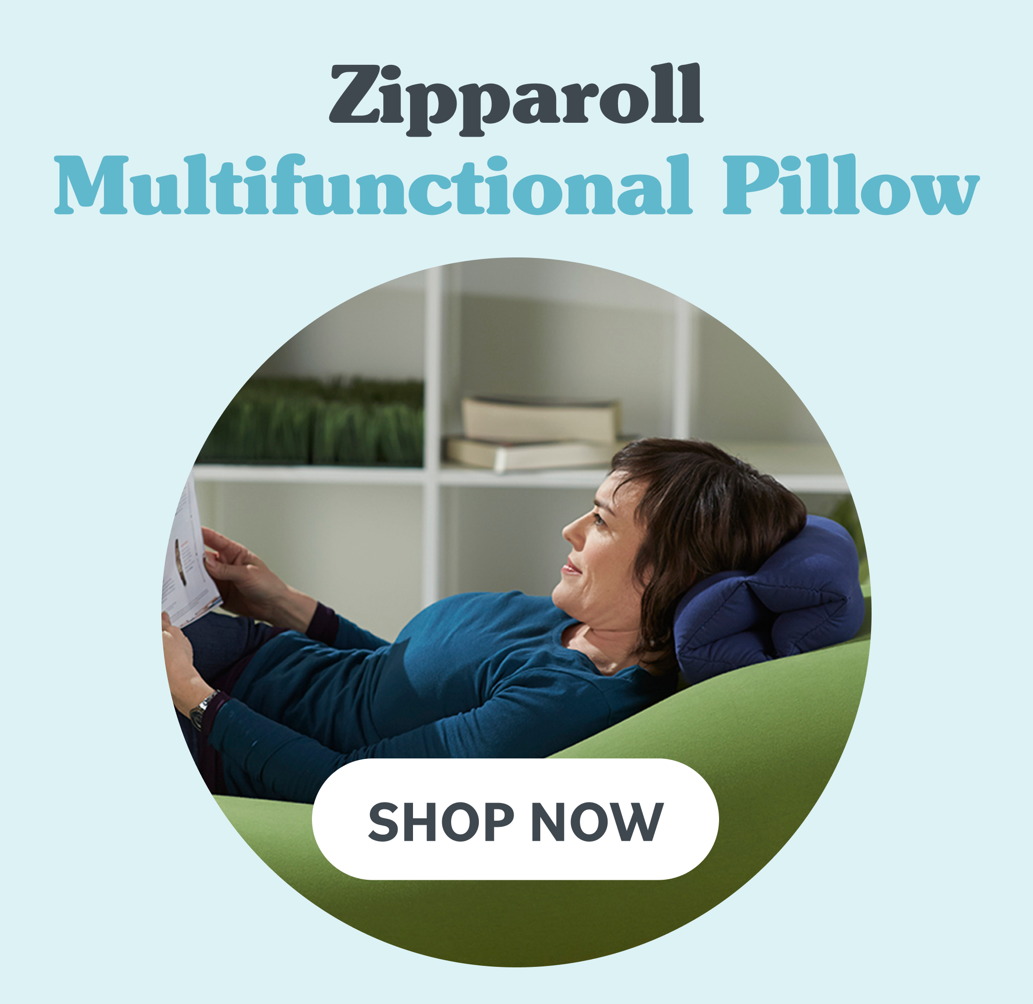 Zipparoll Multifunctional Pillow