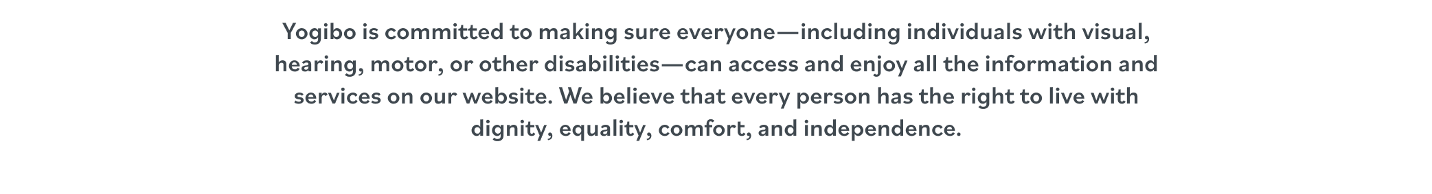 Accessibility Statement