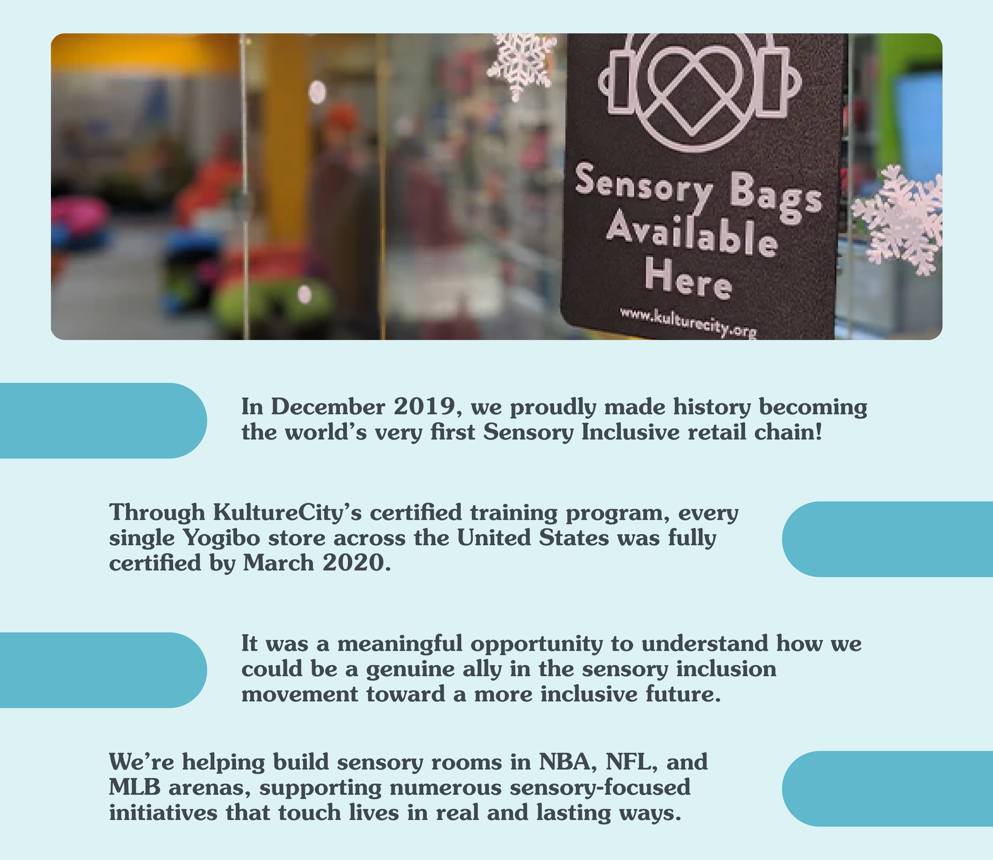 We made history becoming the world's first sensory inclusive retail chain