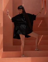 Swan Set in Black by Myrah Penaloza