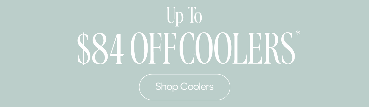Up to $84 off Coolers
