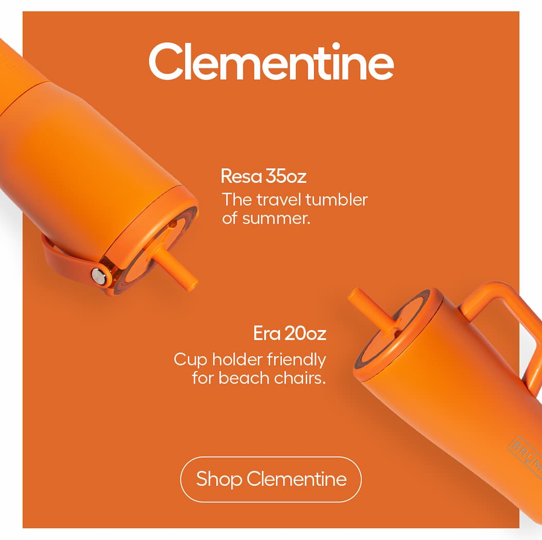 A bright matte orange inspired by golden hour.