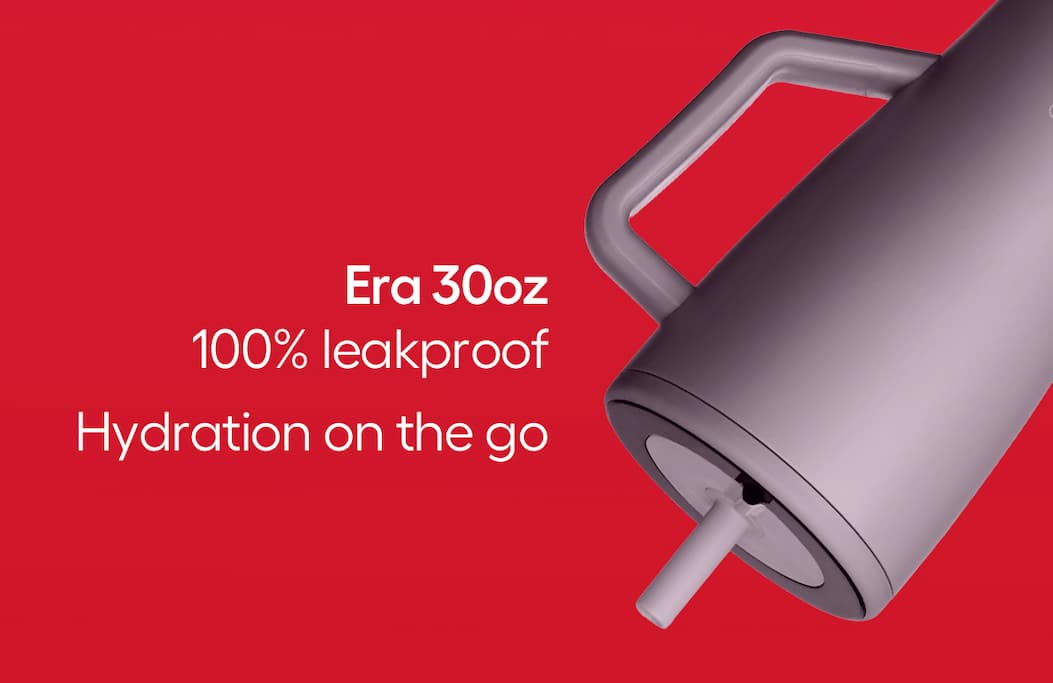 Era 30oz, 100% leakproof, Hydration on the go.