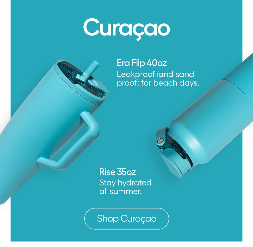 A vibrant turquoise pulled straight from coastal waters.