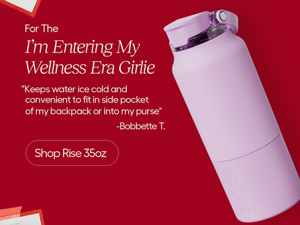 For The I'm Entering My Wellness Era Girlie "Keeps my water ice cold and convenoent to fit in side pocket of my backpack or into my purse" - Bobette T.  - Shop Rise 35oz