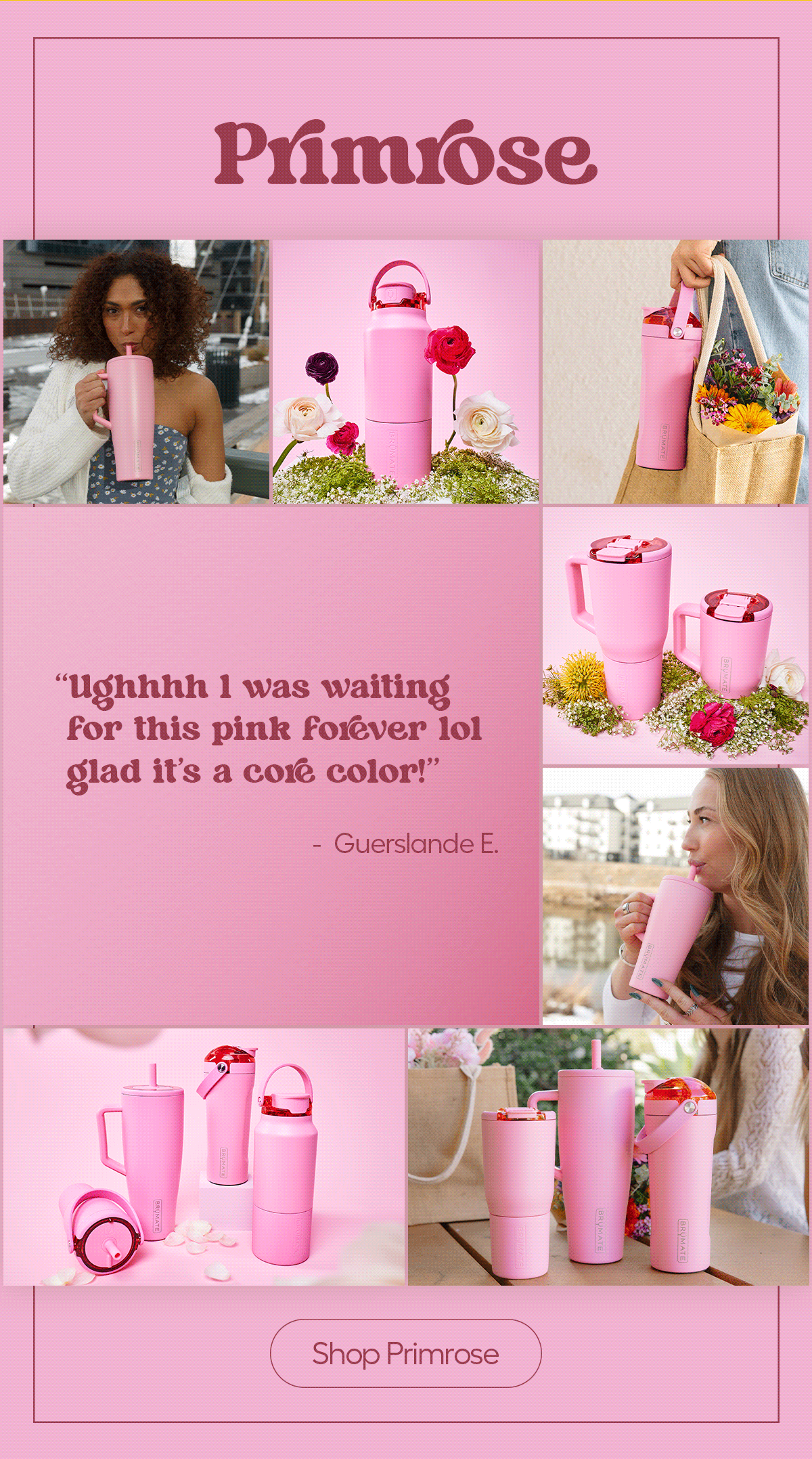 "This pink is gorgeous!" - Ani M. - Shop Primrose