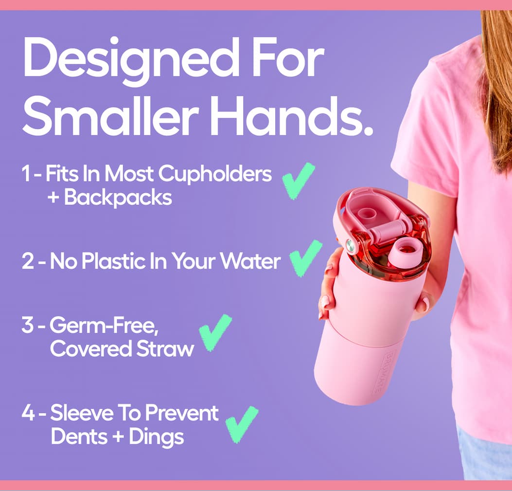 Designed for Smaller Hands. Rise 18oz