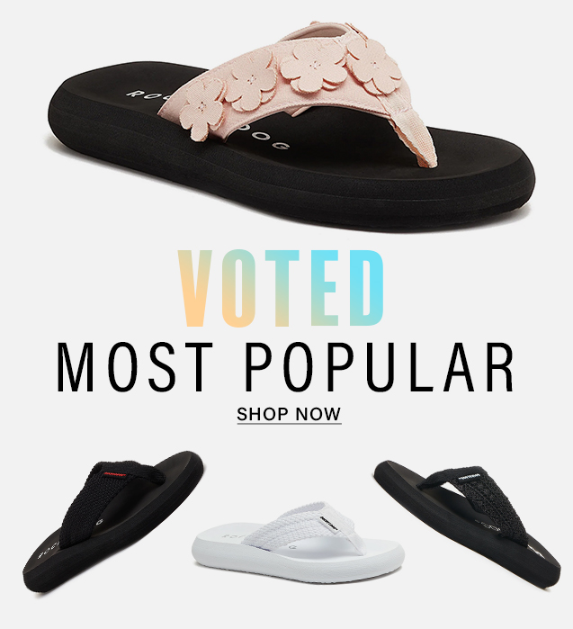 "Best flip flops ever!" Rocket Dog Footwear