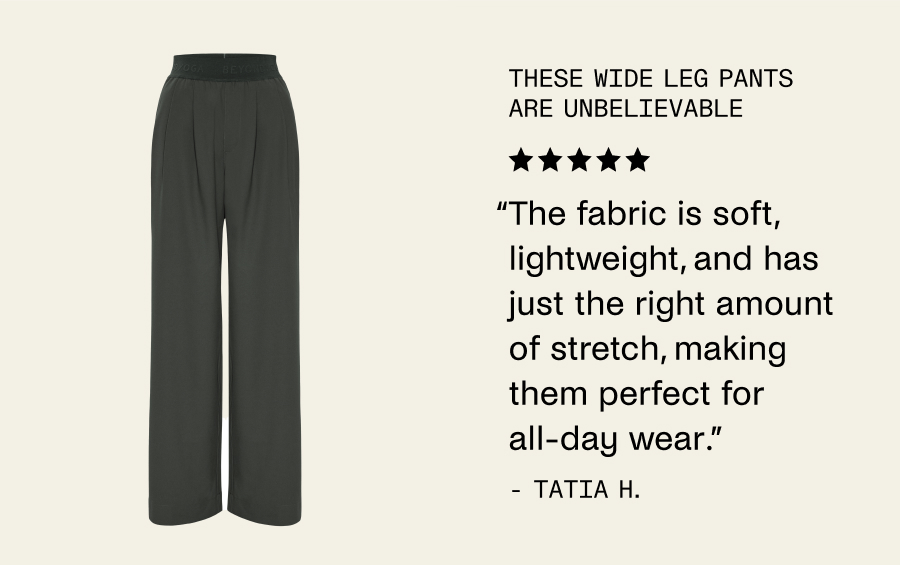 Elasticated Wide Leg Pant 31"