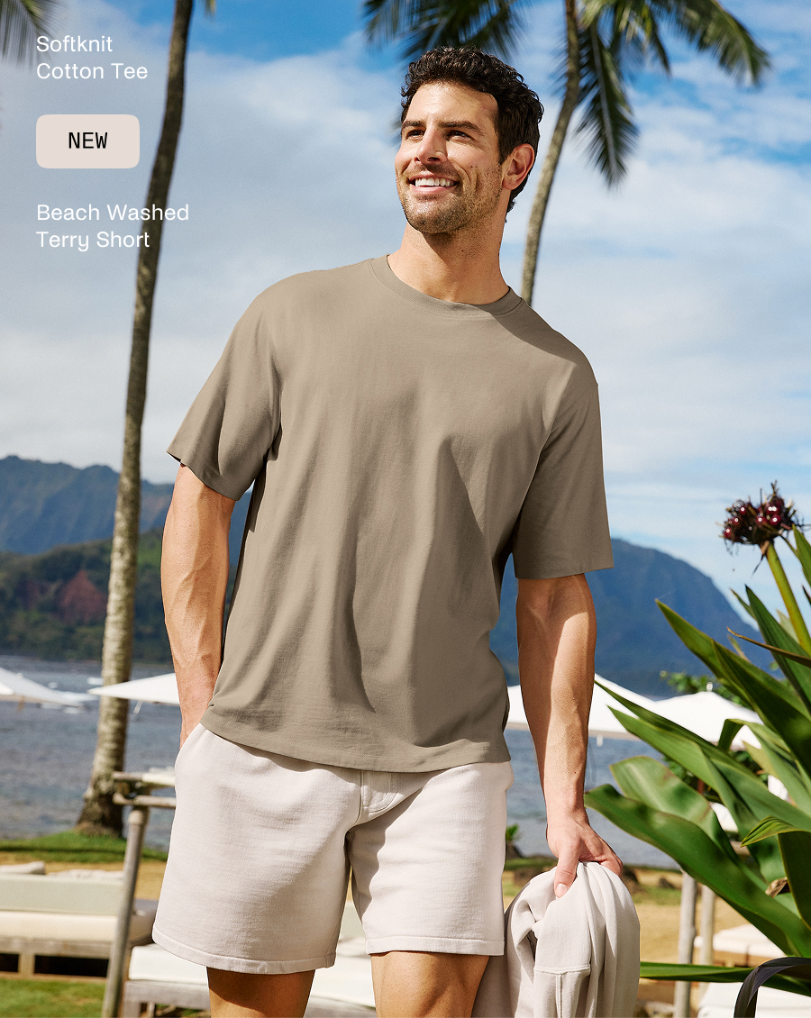 SoftKnit Men's Cotton Tee