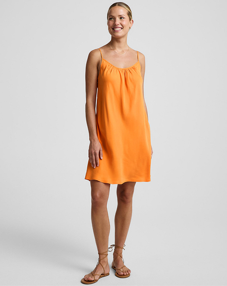 Sunkissed Cupro Mini Dress