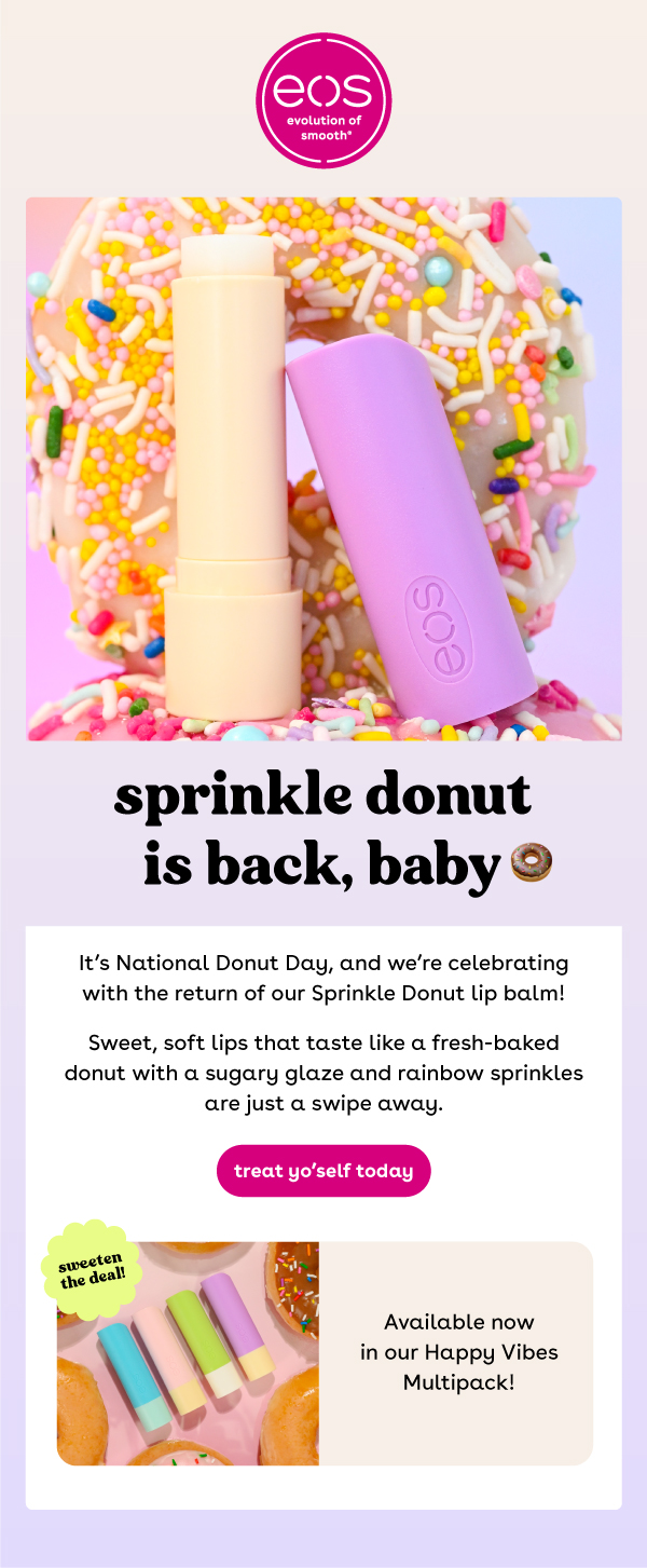 National Donut Day just got sweeter 🍩 EOS Products