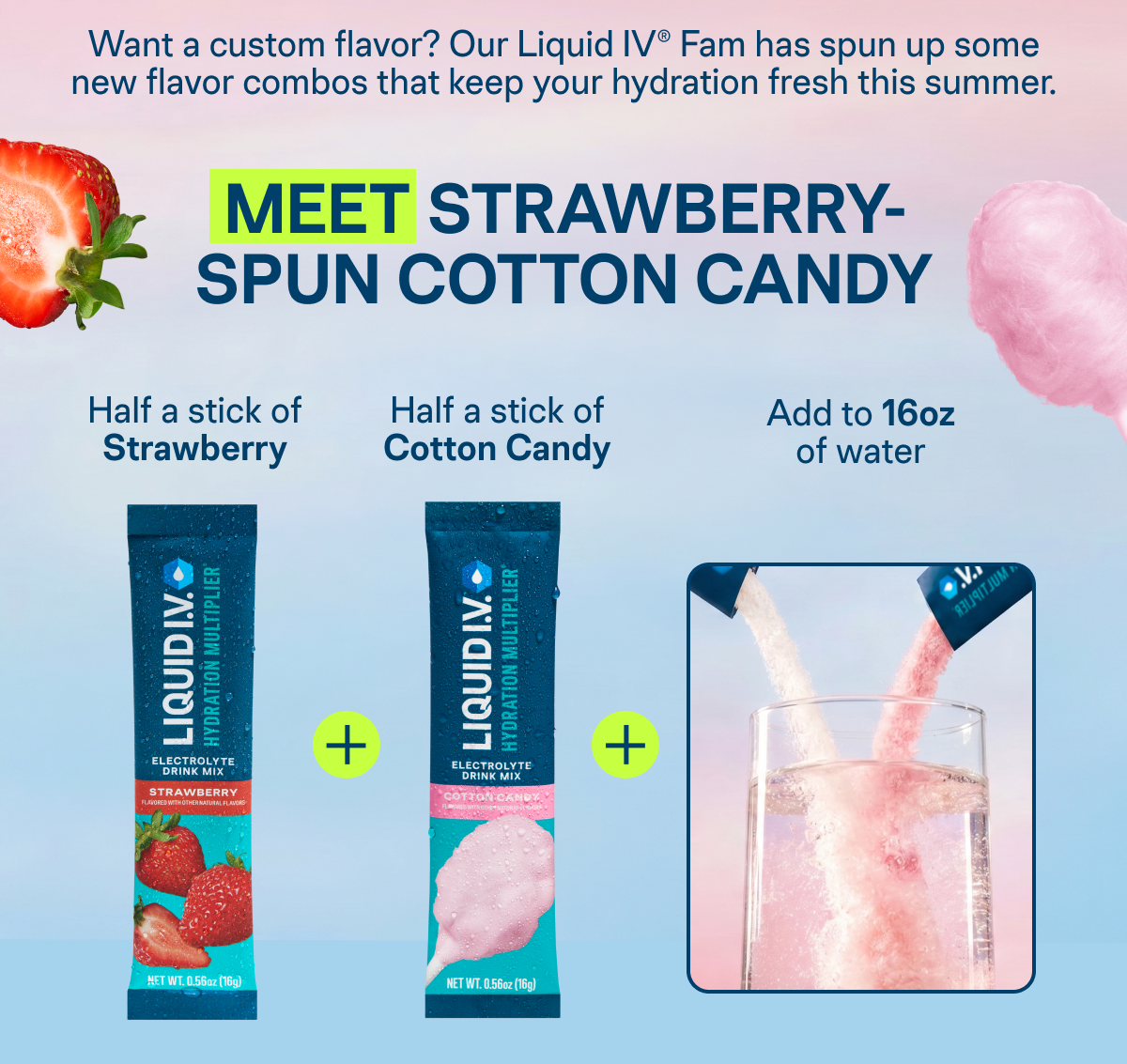 Meet Strawberry-Spun Cotton Candy
