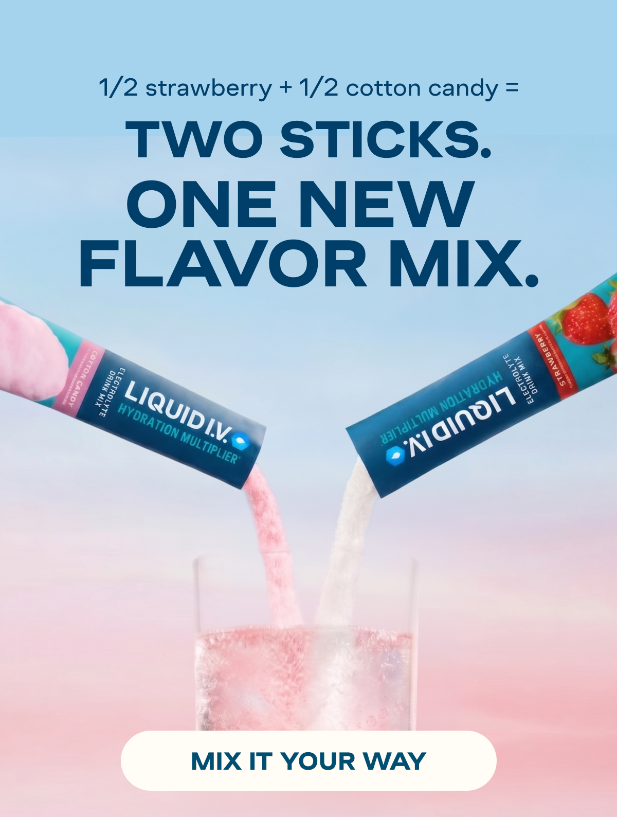 Two Sticks. One New Flavor Mix.