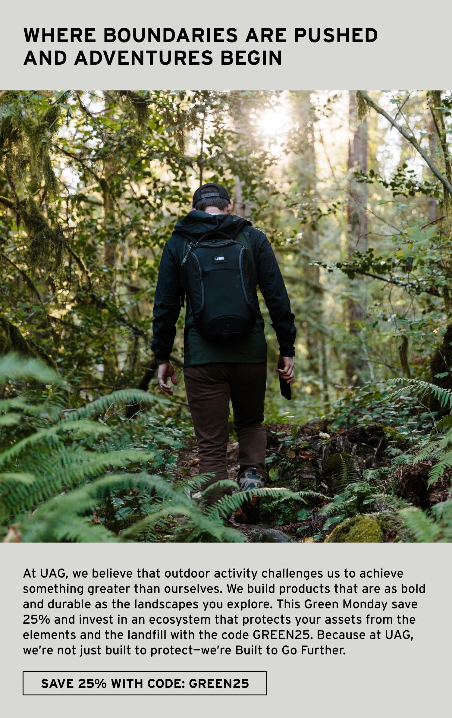 Save 25% with code: GREEN25