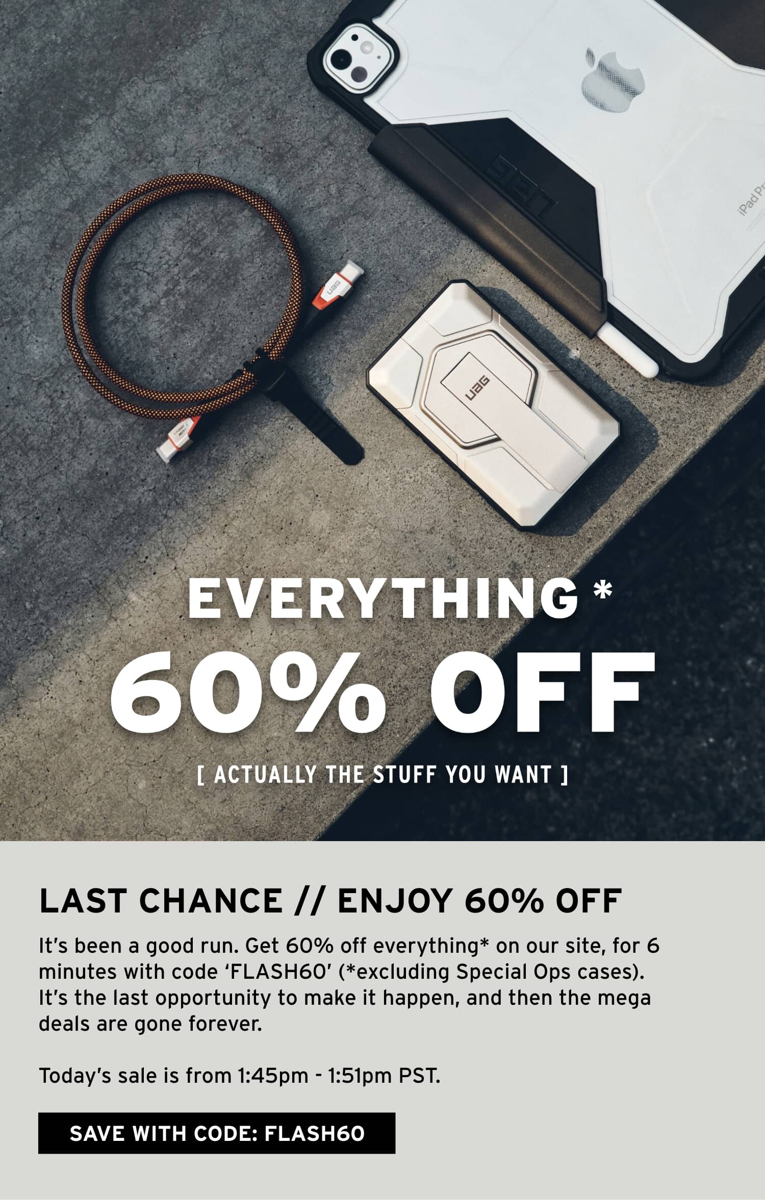 Shop UAG 60% Off