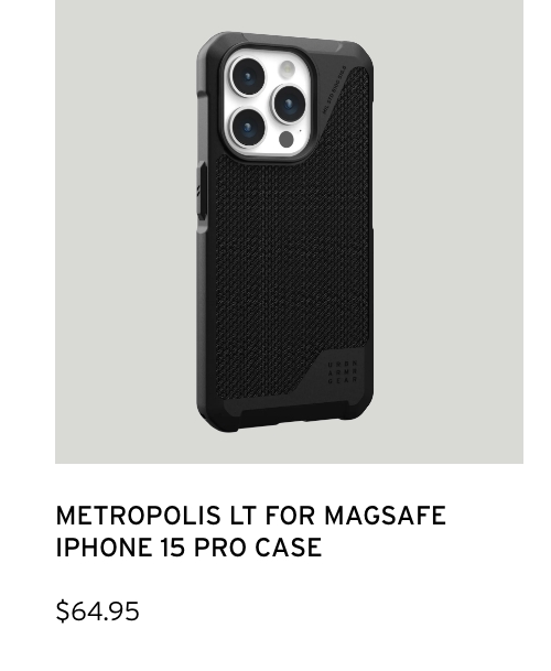 METROPOLIS LT FOR MAGSAFE IPHONE 15 PRO CASE