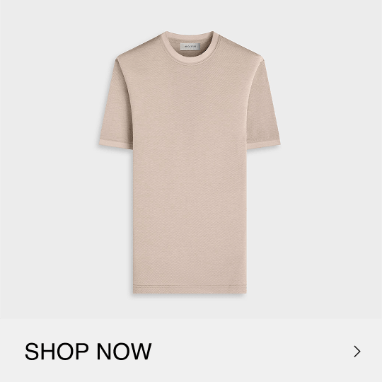 Micro-Check Jersey Performance T-Shirt