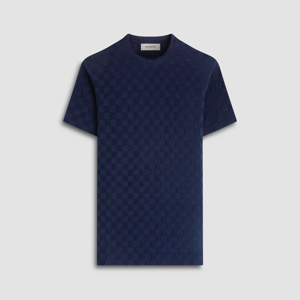 Checkerboard Cotton T-Shirt