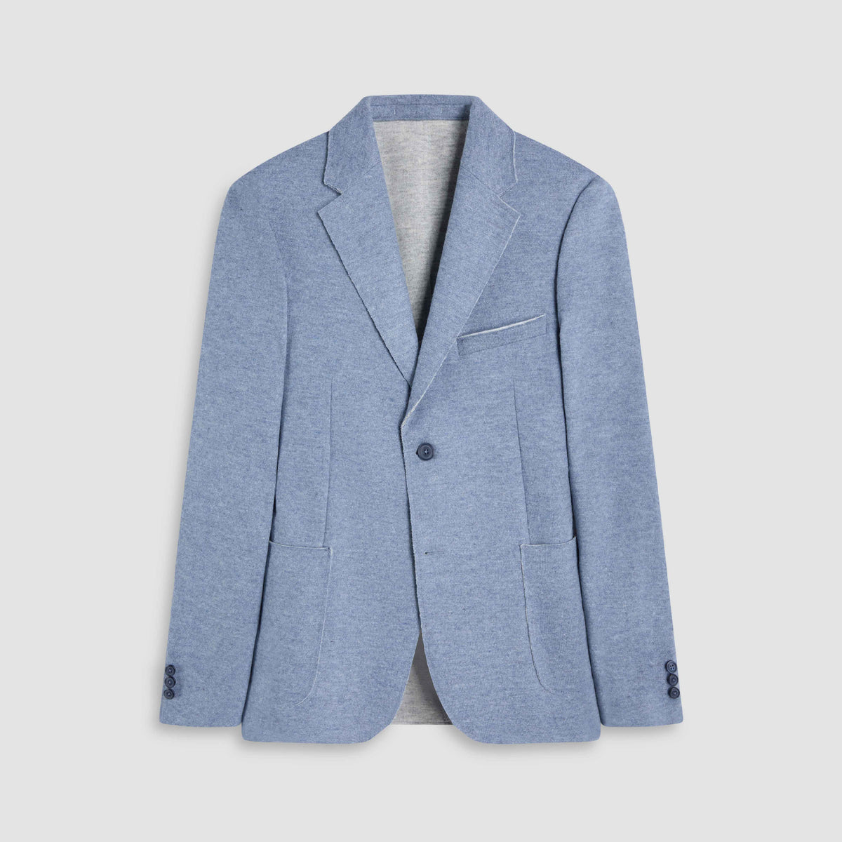Laser Cut Heathered Two-Tone Blazer