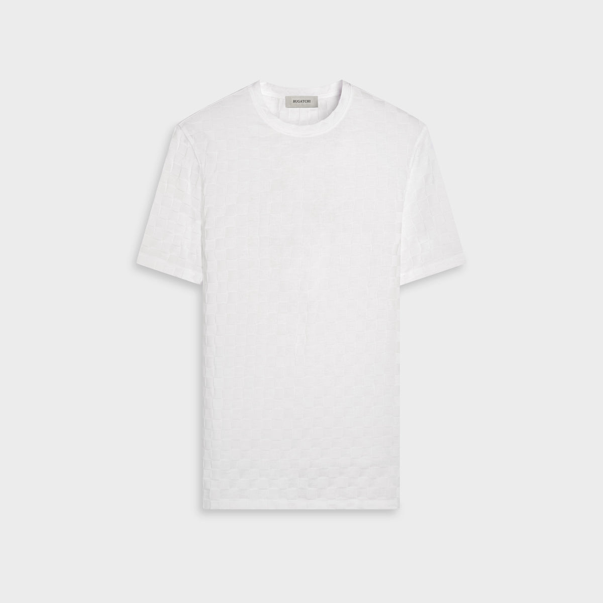 Checkboard Jacquard T-Shirt
