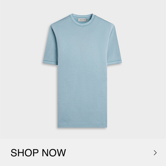 Micro-Check Jersey Performance T-Shirt