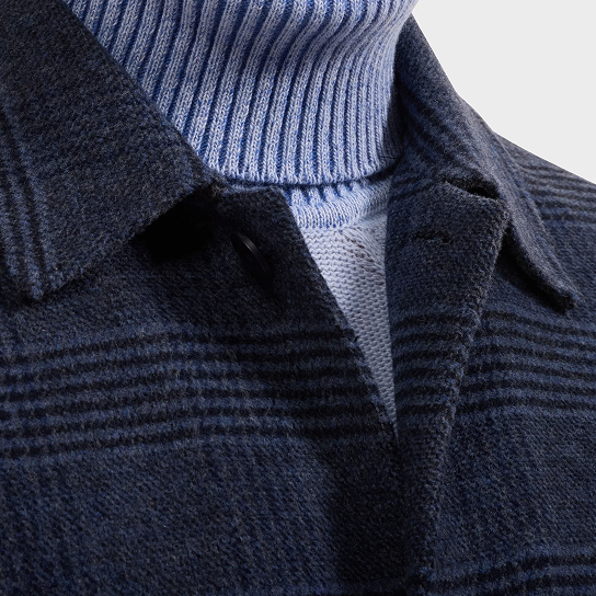 Glen Plaid Blouson Jacket