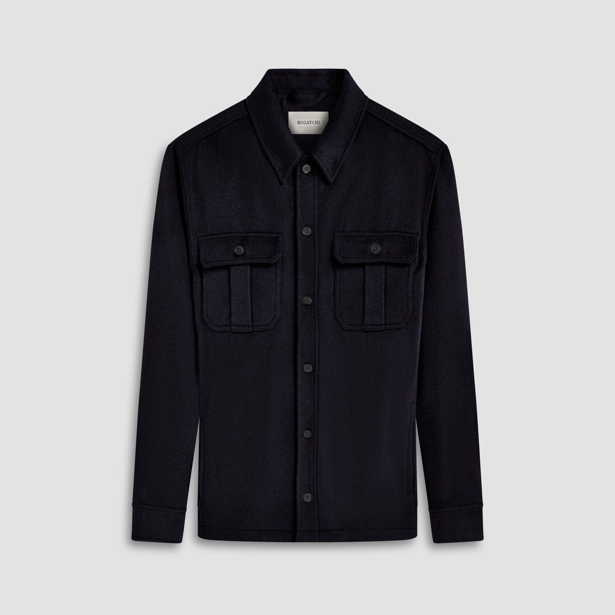 Wool Cashmere Shirt Jacket
