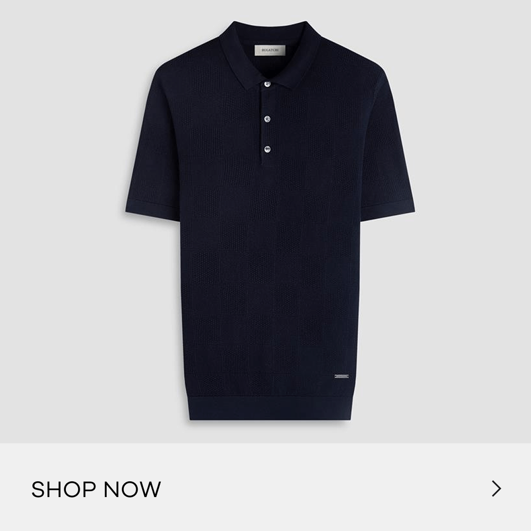 https://www.bugatchi.com/products/textured-check-short-sleeve-polo-sweater-navy