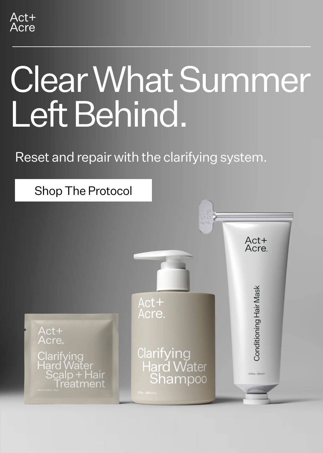 Reset and repair with the clarifying system