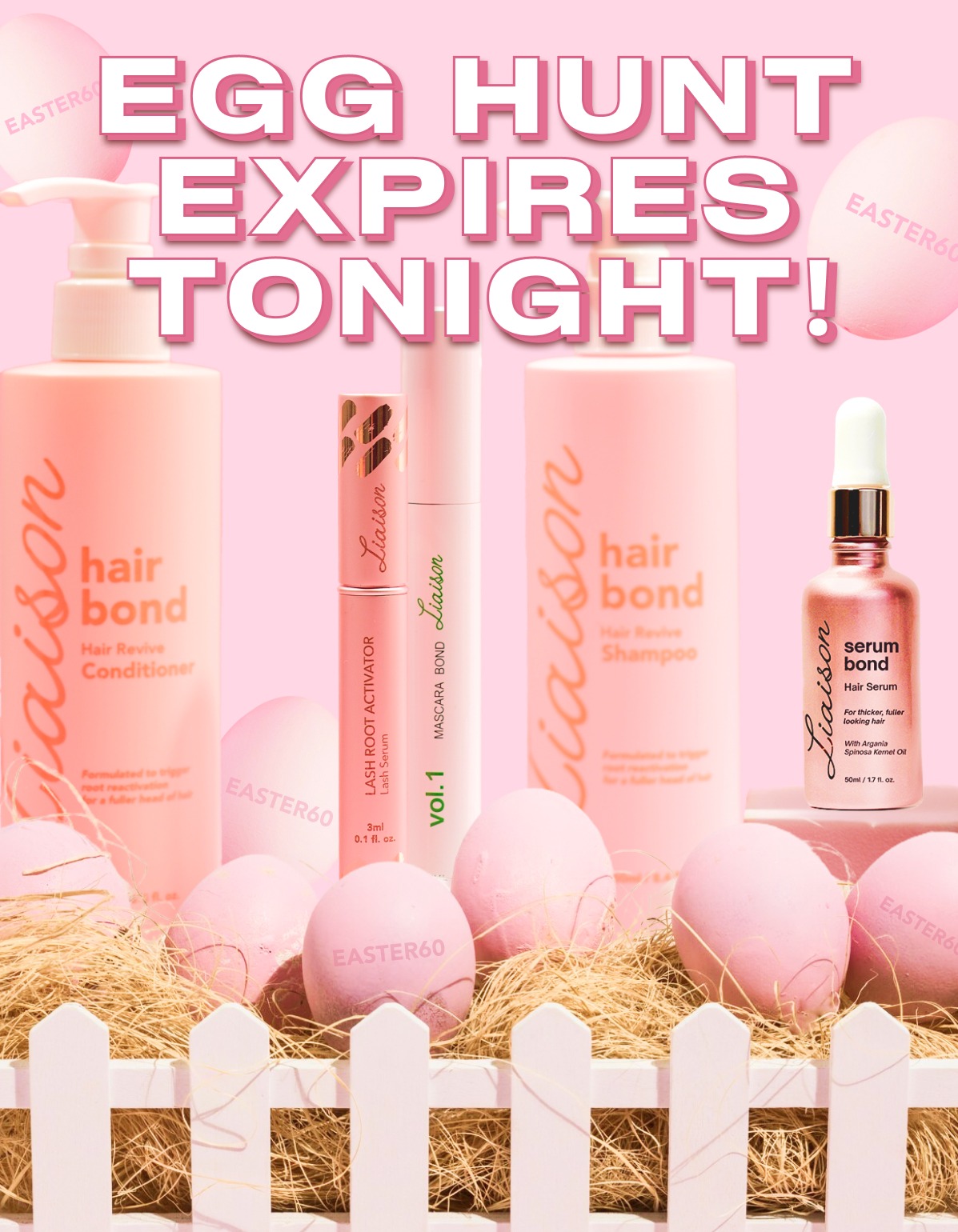 EGG HUNT EXPIRES TONIGHT