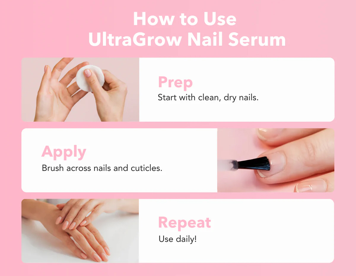 How To Use UltraGrow Nail Serum