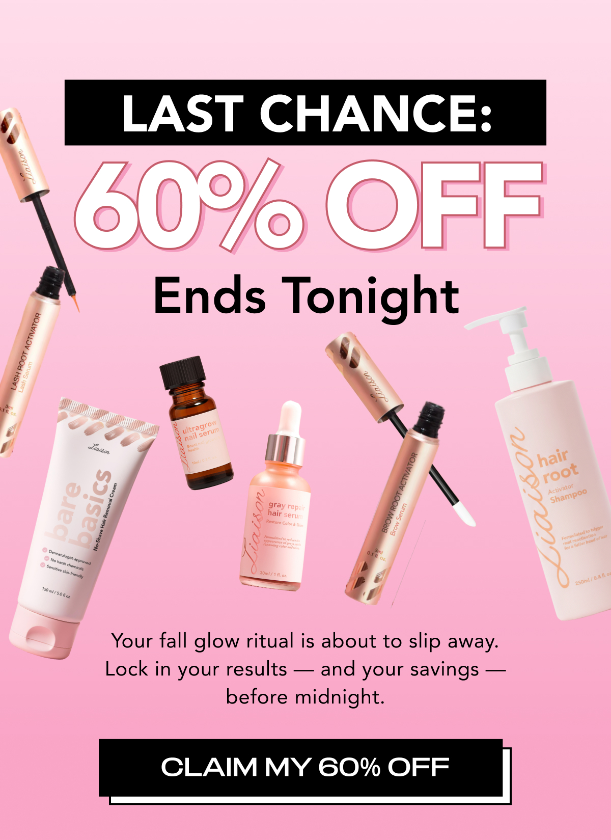 Last Chance: 60% OFF Ends Tonight