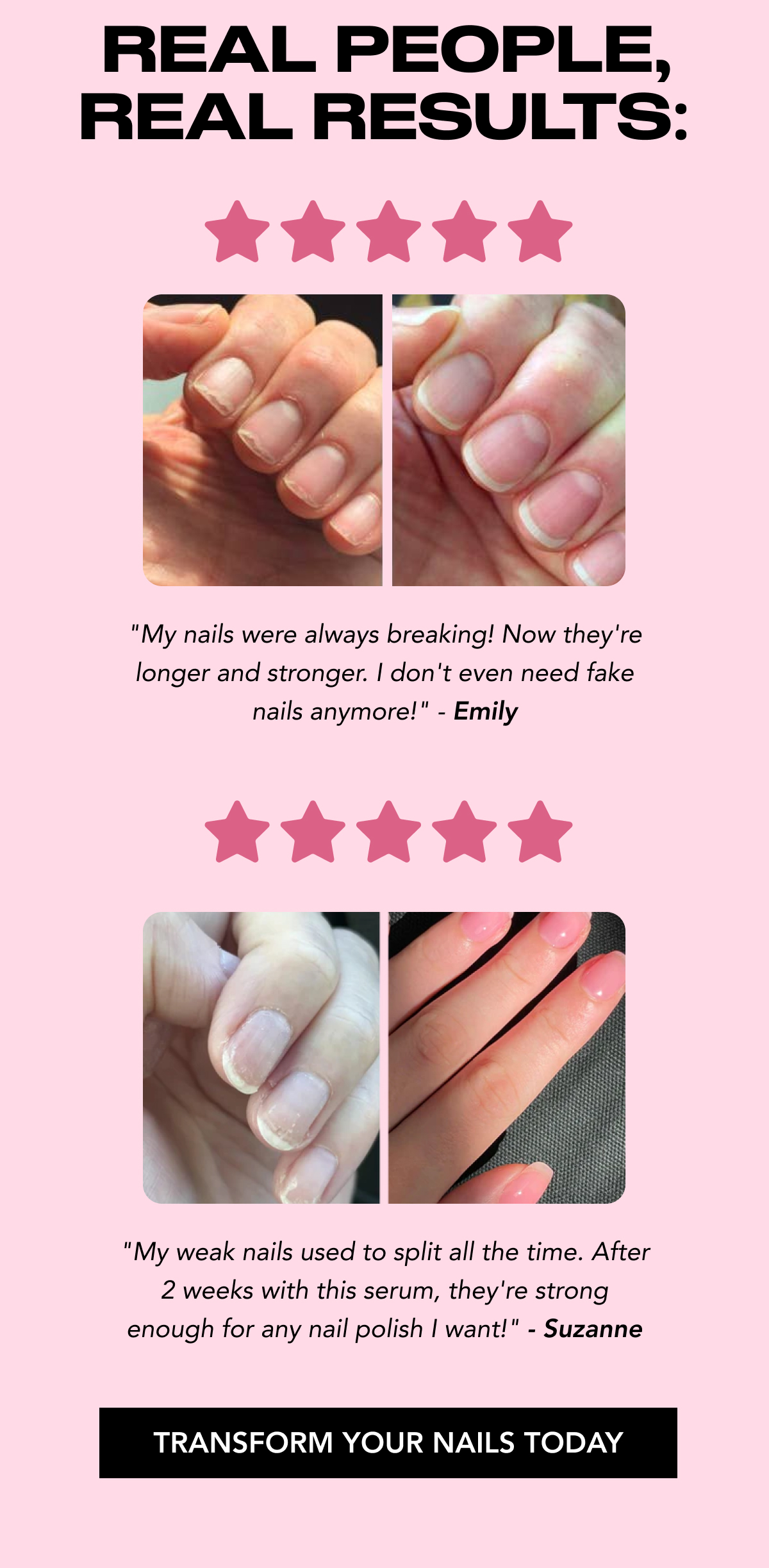 REAL PEOPLE, REAL RESULTS: