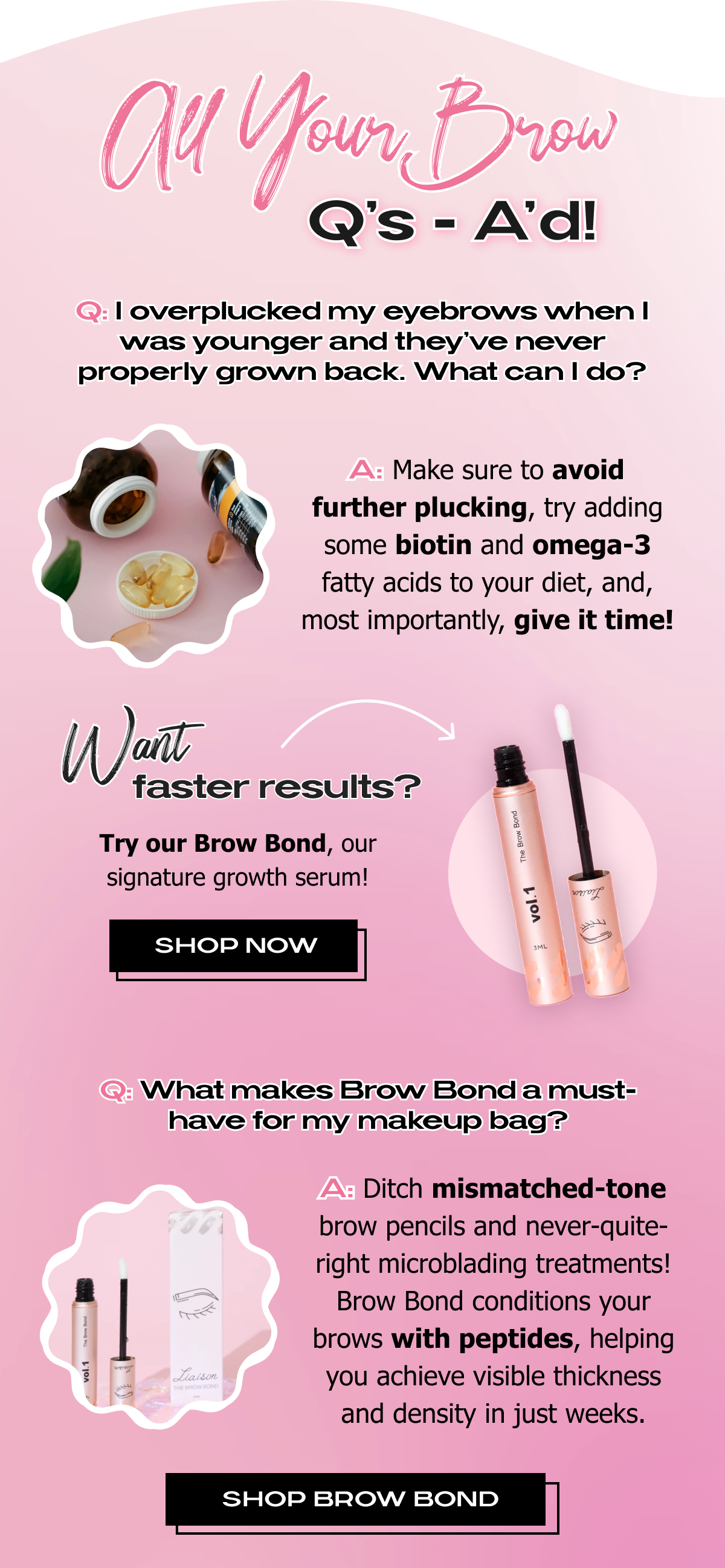 All your Brow Q's - A'd!