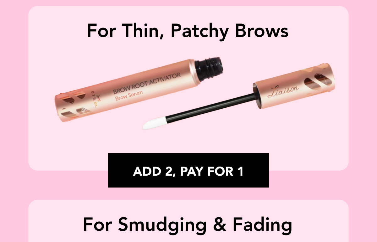 For Thin, Patchy Brows