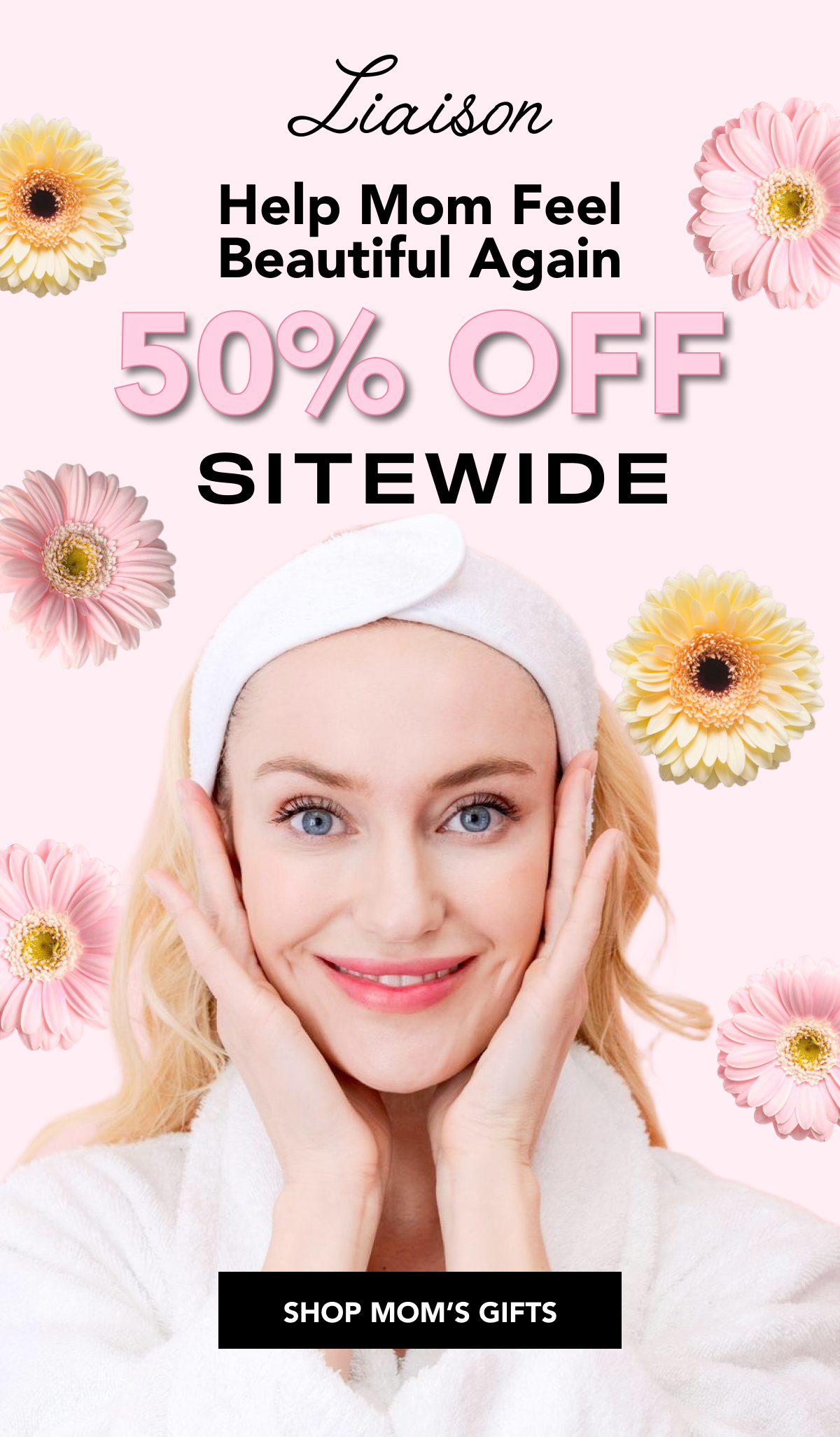 50% OFF SITEWIDE